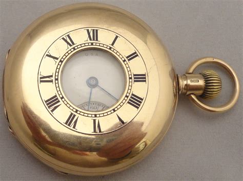 waltham half hunter pocket watch